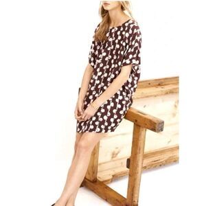 Madewell • Easy Silk Dress in Vine Size M